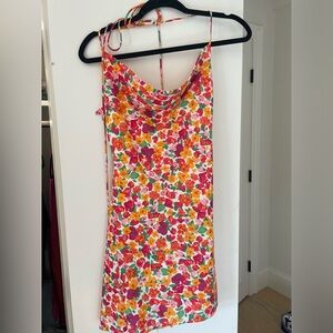 Princess Polly Celena Mini Dress Rainbow Floral US 4